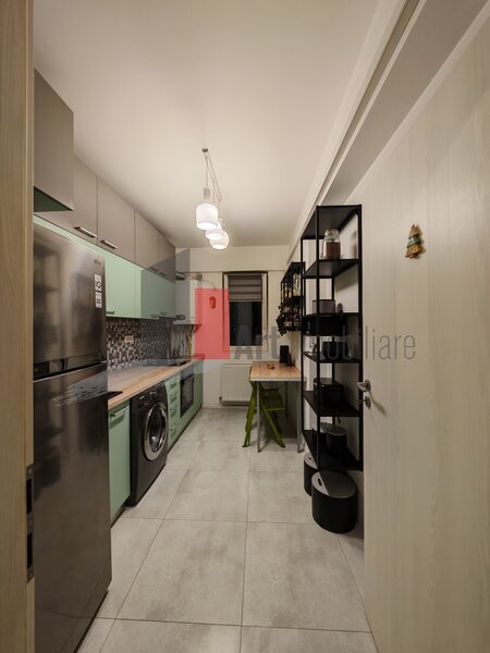 Pacii Apartament cu doua camere de vanzare - cu centrala-mobilat si utilat